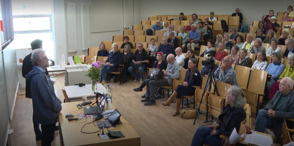 Prof. Georg Fuellen und Dr. Roland Meisel bei der Eröffnung des LD4